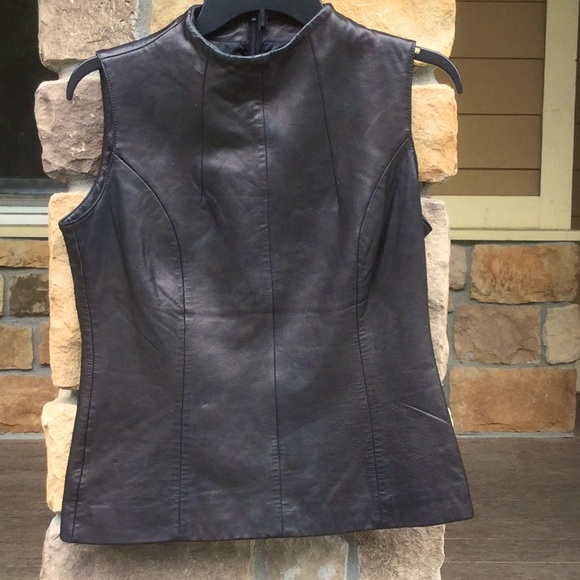 apart transitions Tops - Apart transition leather vest top horsemanship rodeo queen Coachella festival
